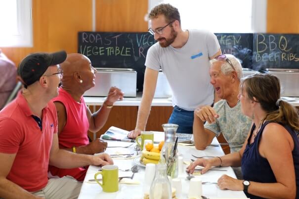 Lunch Positive Brighton Volunteering Dining Area Helpers